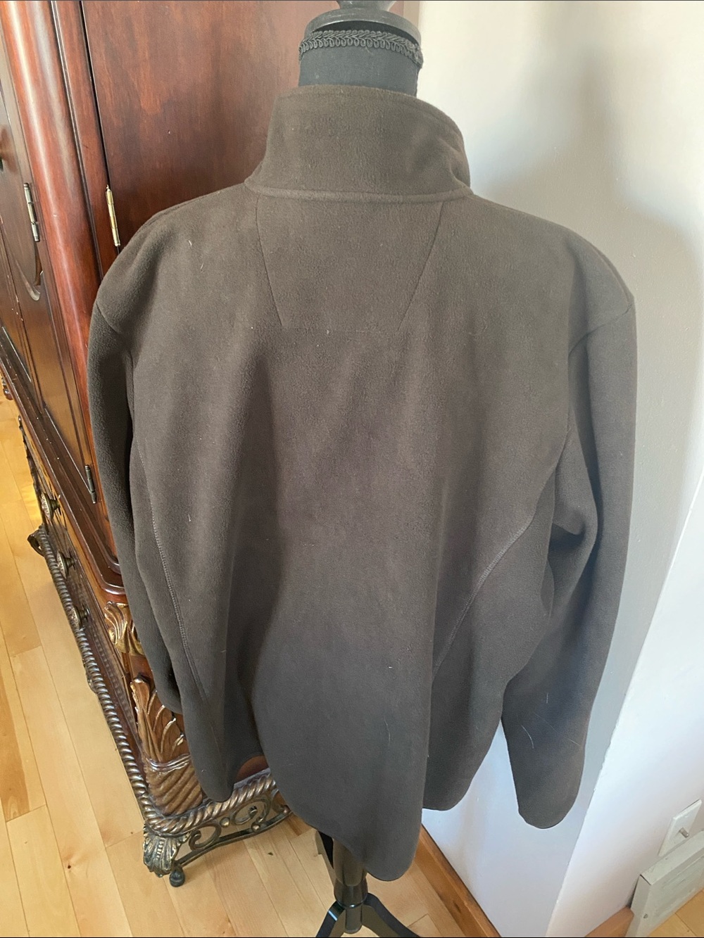 Brown Full-Zip Fleece Jacket - Picture 2 of 8